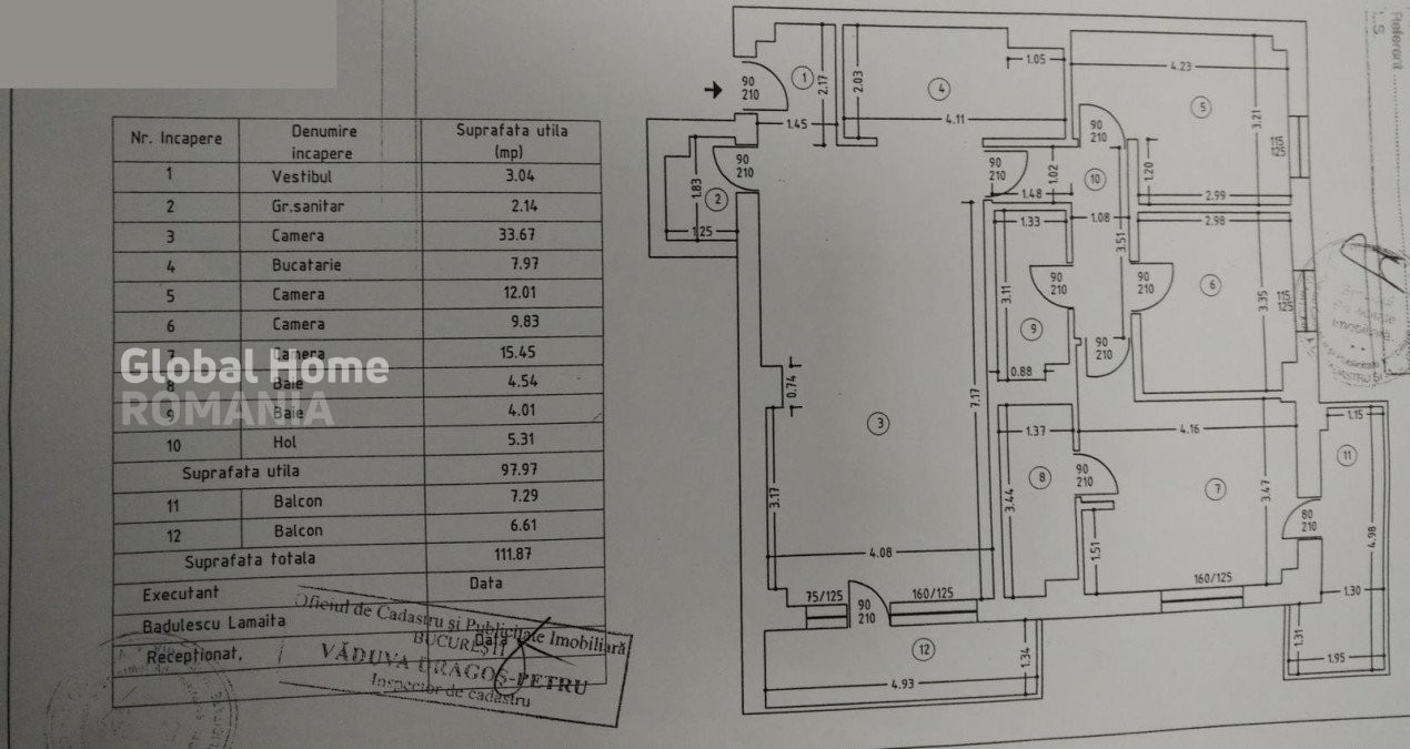 Urban View | Apartament 4 Camere + 2 Terase + Parcare | Eminescu View Residence