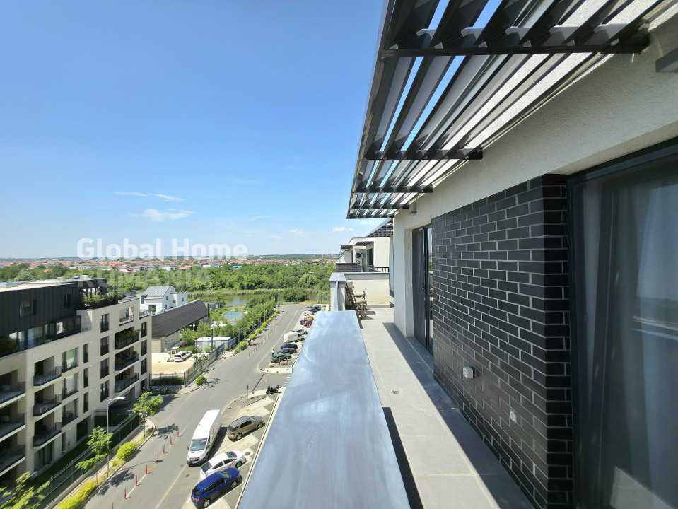 3 Rooms Penthouse + Terrace 16SQM + Parking | H Pipera Lake - Porsche Nord | New
