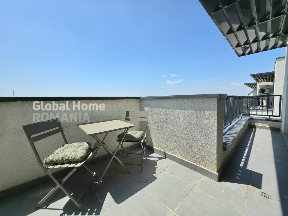 3 Rooms Penthouse + Terrace 16SQM + Parking | H Pipera Lake - Porsche Nord | New