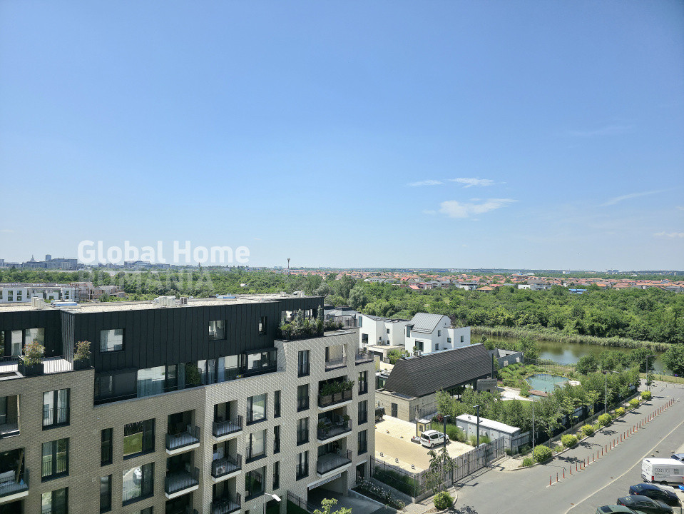 3 Rooms Penthouse + Terrace 16SQM + Parking | H Pipera Lake - Porsche Nord | New