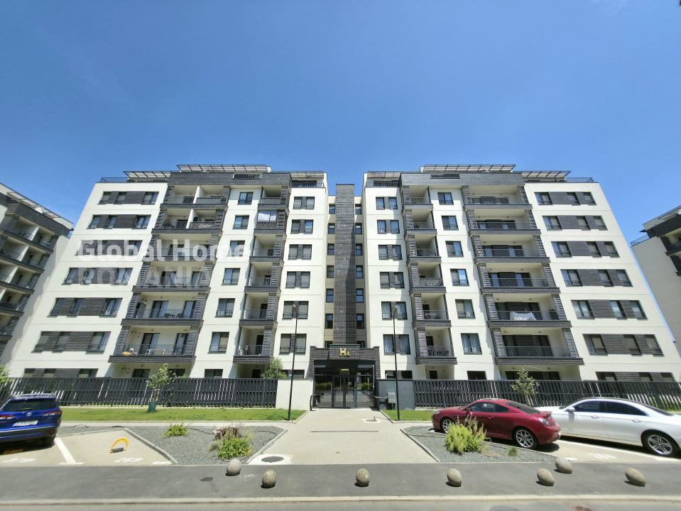 3 Rooms Penthouse + Terrace 16SQM + Parking | H Pipera Lake - Porsche Nord | New